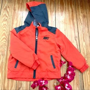 Nike Orange Toddler's Windbreaker Jacket, 24M